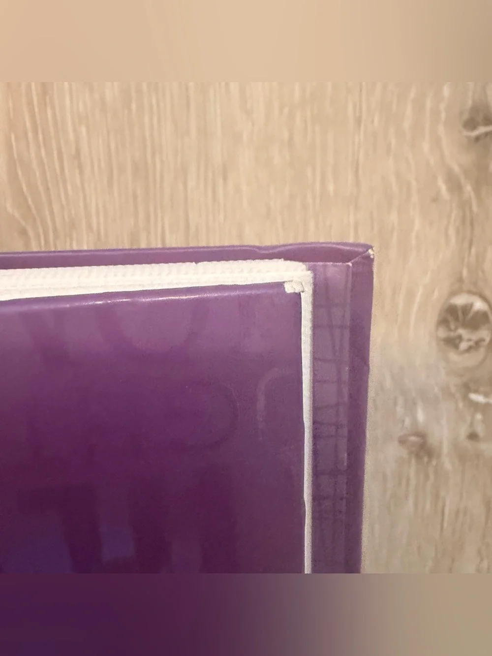 Vintage Y2K purple embossed memories  photo album